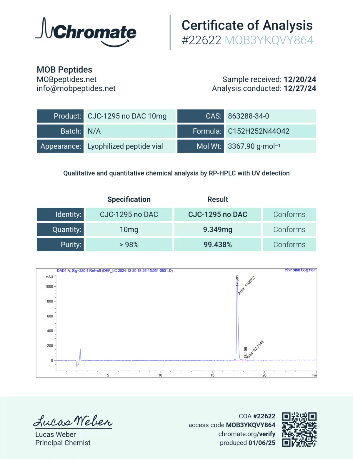 CJC-1295 no DAC 10mg - Image 2