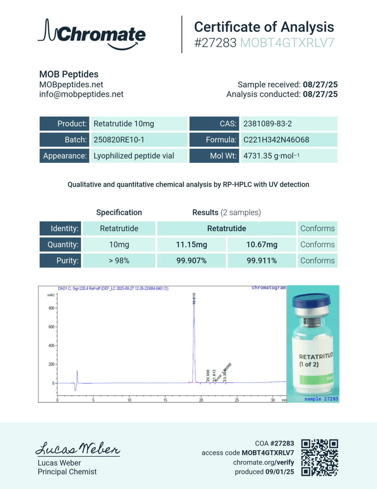 Retatrutide - 10MG - Image 2