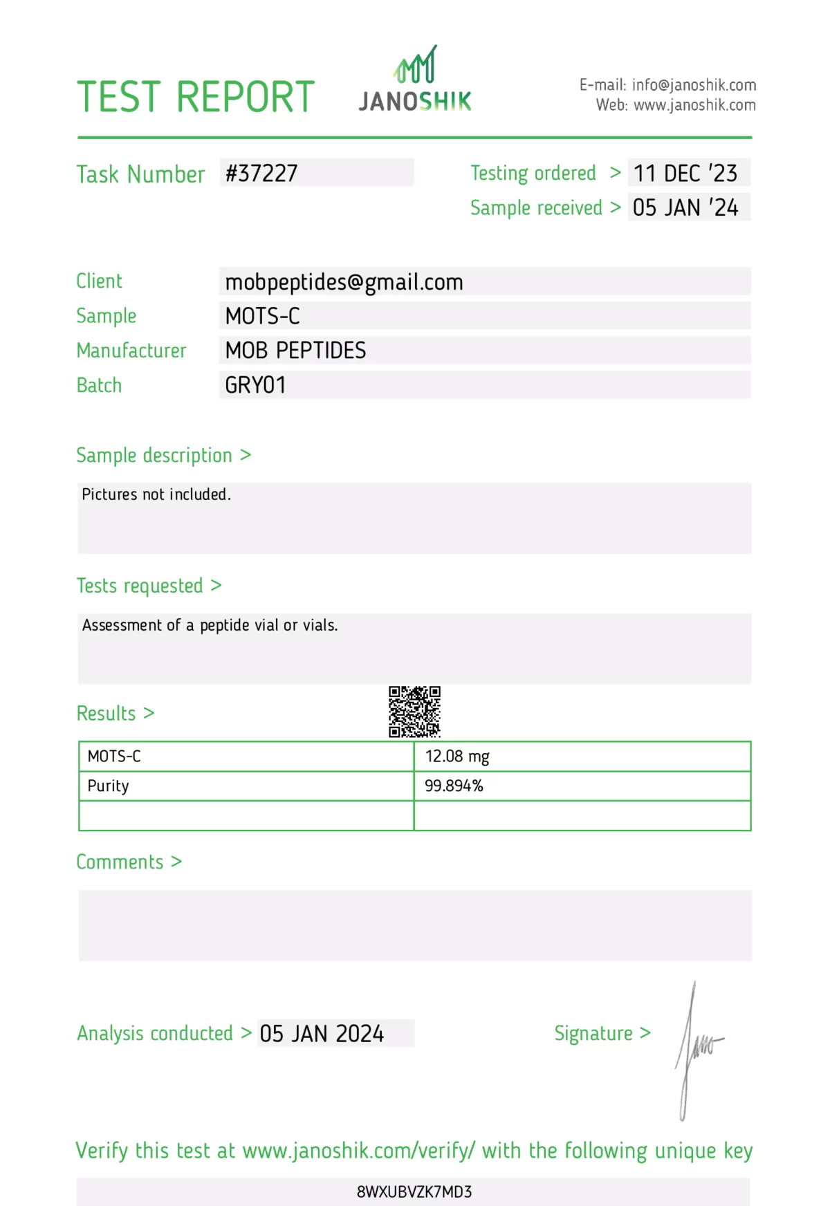 MOTS-C - 10MG - Image 2