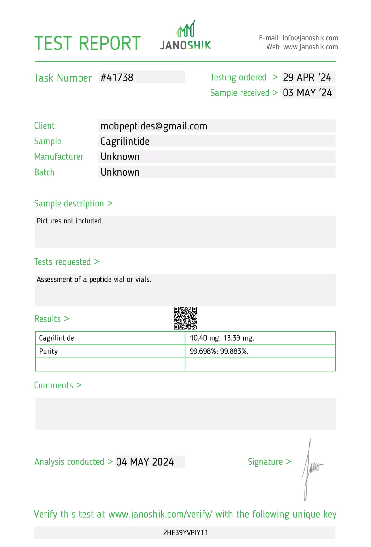 Cagrilintide - 10MG - Image 2