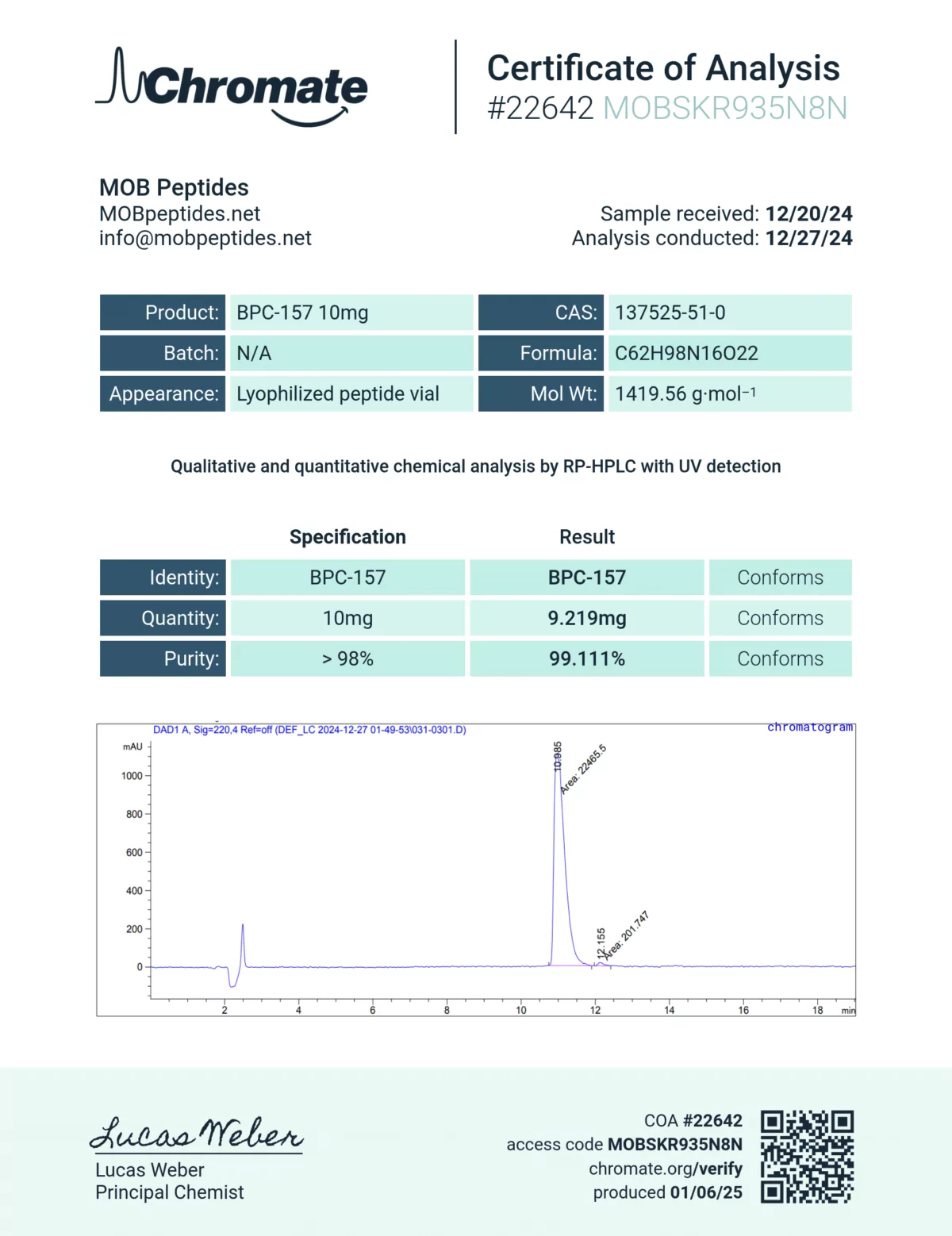 BPC-157 - 10MG - Image 2